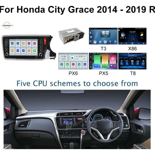 2DIN Android 9.0 Car radio multimedia player For Honda City Grace 2014 -2019 R car stereo autoradio auto audio GPS navigation