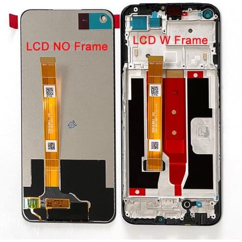 6.5" Original For Oppo Realme V13 5G LCD Display Screen+Touch Panel Digitizer For Realme 8 5G RMX3241 LCD Frame Assembly