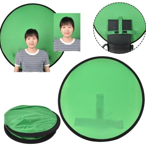 75cm Green Screen Photo Background Photography Backdrops Portable Solid Green Color Backdrop Cloth For Photography Studio