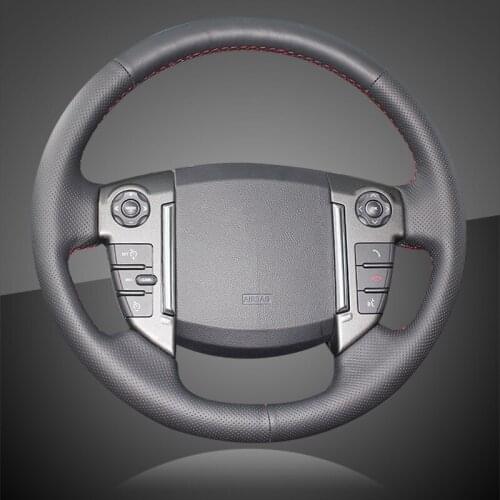 Auto Braid On The Steering Wheel Cover for Land Rover Freelander 2 2013-2015 Interior Accessories Car Braid Steering Wheel Cover