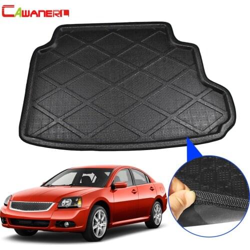 Cawanerl Car Rear Trunk Mat Boot Tray Liner Floor Cargo Carpet Luggage Kick Mud Pad For Mitsubishi Galant 2006-2012