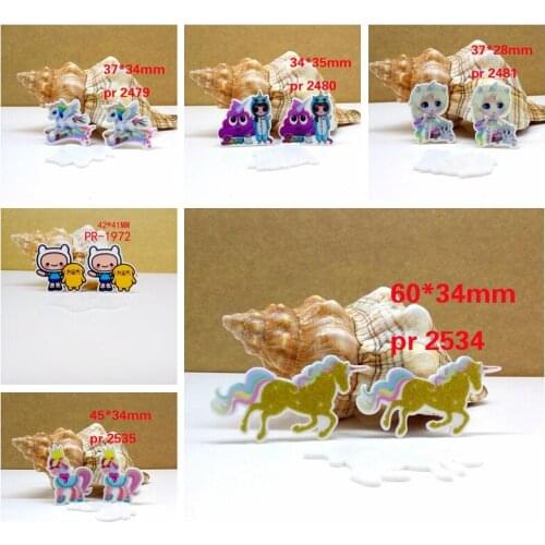 Free shipping 30pcs cartoon character planar resin pr 2519