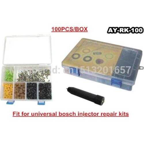 Free shipping Fuel Injector Service Repair Kit Seals Pintle Caps Filters for Ford V8 5.4L 4.6L(AY-RK100)
