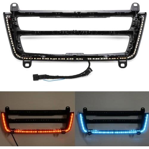 For Bmw F30 F32 Car ambient light auto center console LED lamp Interior lighting trim front air condition vent inlet lights