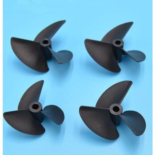 Nylon propeller 4.76mm hole D47 D52 D55 D57mm remote control ship three leaf nylon propeller