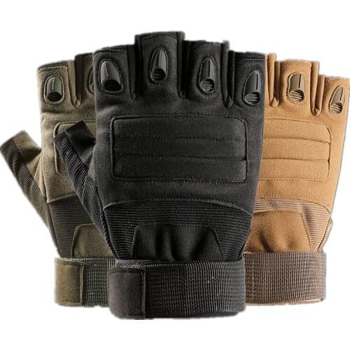 Tactical Gloves Men Women Outdoor Fingerless Protective Sports Training Outdoor Army Military Special Forces Riding Gloves