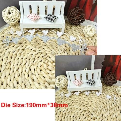 Suitable for Christmas metal cutting die and scrapbook album DIY greeting card making 3D love bow decoration 2020 NEW