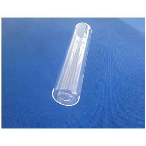 Flat bottom transparent quartz test tube OD10*length100