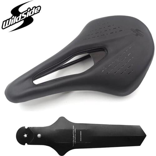 Wildside Triathlon Bicycle Saddle MTB Road Bike Racing Saddles Seat Sillin Bicicleta PU Breathable Soft vtt Seat Cushion parts