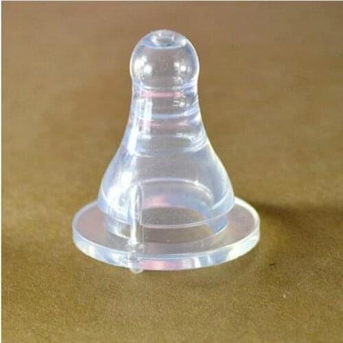 Round Hole Silicone Replacement Nipple For Milk Nursing Bottle Baby Feeding Bottle Standard Pacifier Nipple S/m/l 40pcs/lot