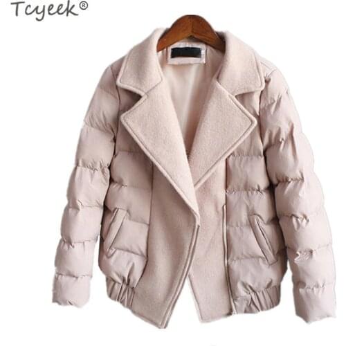 Женские модные пуховики Tcyeek China At AliExpress