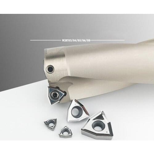WCMX030208 WCMX040208 WCMX050308 WCMX06T308 WCMX080412 U-drill blade fast drill bit brute force drilling universal CNC cutter
