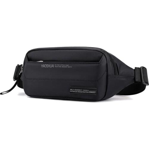 High Quality Waterproof Man Waist Bag Fashion Chest Pack Outdoor Sports Crossbody Bag Casual Travel Male Bum Belt Bag Fanny Pack