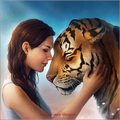 Embroidery Counted Cross Stitch Kits Needlework - Crafts 14 ct DMC DIY Arts Handmade Decor - Heartbound