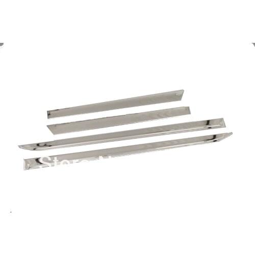 High Quality Chrome Side Door Molding Trim Set Stainless Steel for Cadillac SRX free shipping