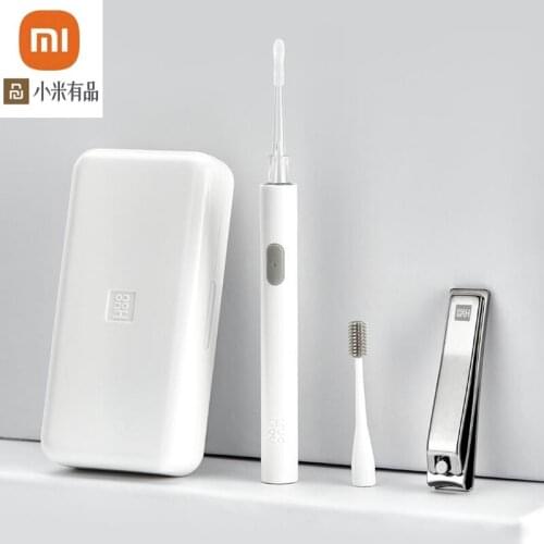 Youpin huohou Luminous portable ear shell set USB charging ear stick stainless steel nail scissors