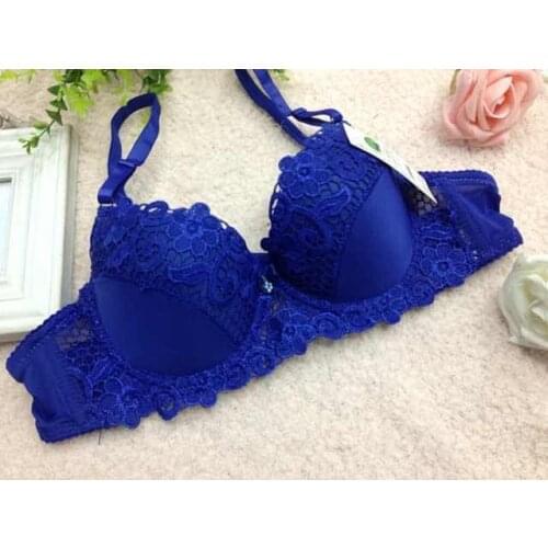 Close Furu gather adjustment sexy bra less comfortable dress deep V embroidered ladies underwear to send a buy five 313
