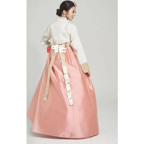 Hanbok Dress Custom Made Korean Bride Wedding Hanbok Modern High Waist Hanbok