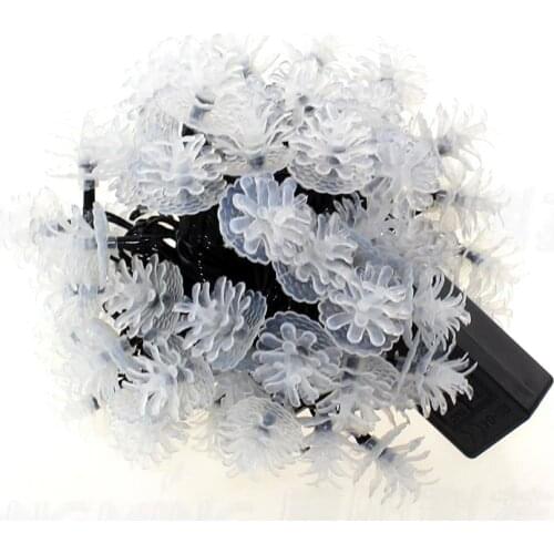 10m 80leds PineCone LED string light RGB for garland christmas Led flower fairy Light curtain decoration EU/US plug 110V 220V