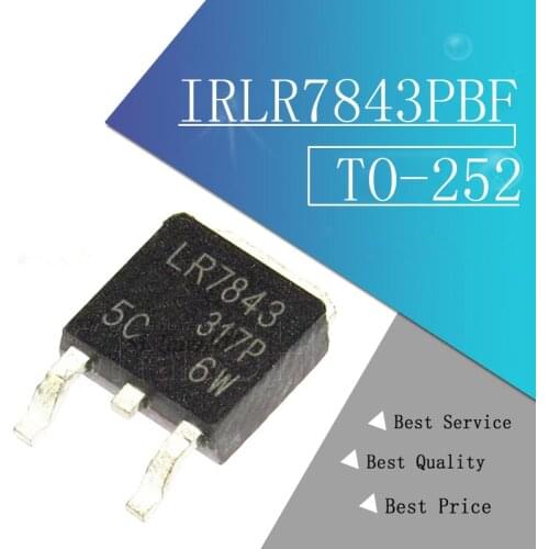 10PCS IRLR7843PBF TO252 IRLR7843 TO-252 LR7843 SMD