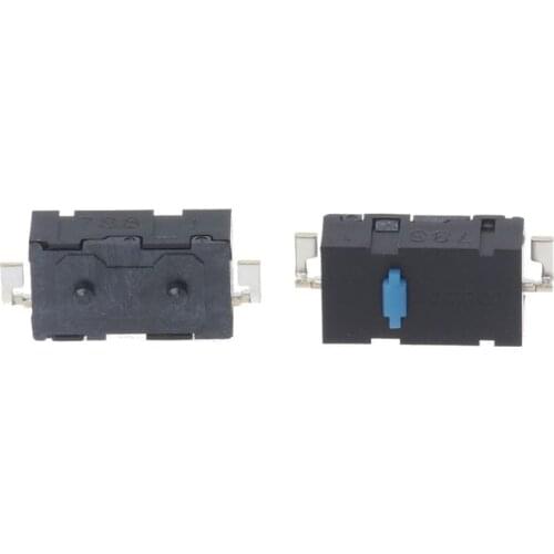 2PCs Original Omron Mouse Micro Switch Mouse Button Blue Dot Side Button for Anywhere MX Logitech M905 G502 G900 ZIP