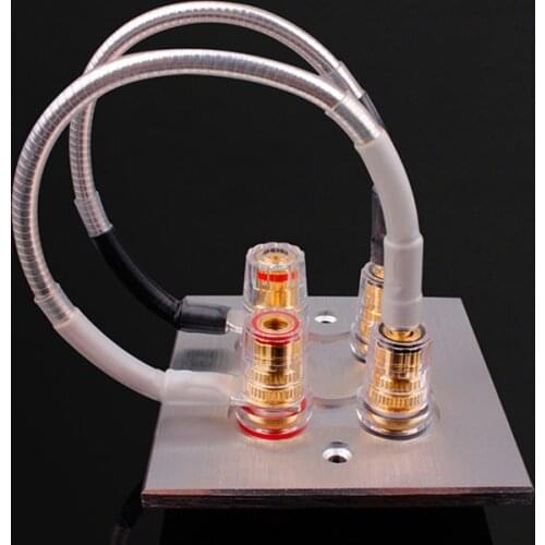 4pcs 25CM Hi-End Hifi audio Odin Silver Plated Jumper wire hifi speaker Jumper speaker cable biwire jumper leads