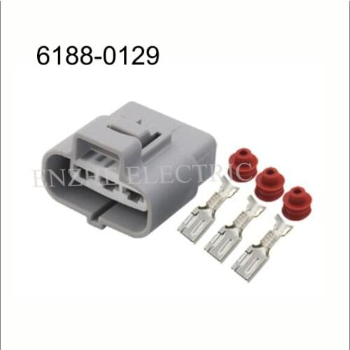 6189-0165/6188-0129 car female male cable connector waterproof socket 3 pin Connector automotive plug include terminal seal