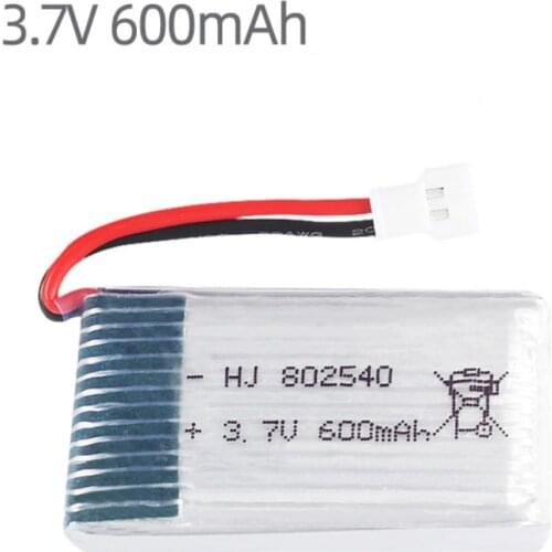 40c 3.7V 650mAh lipo battery For Syma X5 X5C X5C-1 X5SC X5SW X6SW H9D H5C L15FW 600mah 852540 3.7V RC Drone battery parts