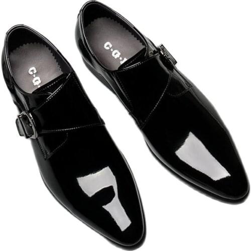 C·G·N·P Men's Patent Leather Shoes