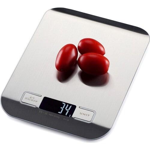 Hot 10kgx1g Electronic Scales Kitchen Digital Jewelry Food Scales Smart LCD Mi Weighing Scales Stainless steel Plastic