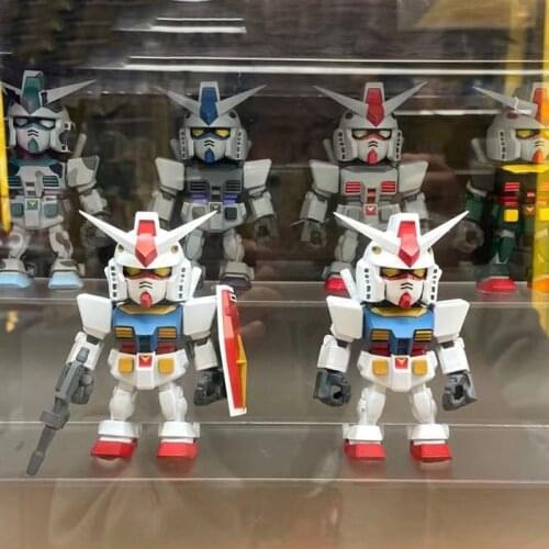 Blind Box Random Toys Mobile Suit Anime Figure lot Surprise Model Guess Dolls 10Pcs/Set