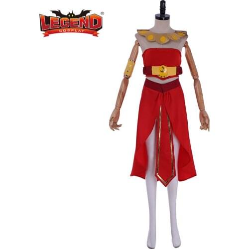 Avatar The Last Airbender cosplay costume azula cosplay costume uniform dress red dress fire nation costume custom made