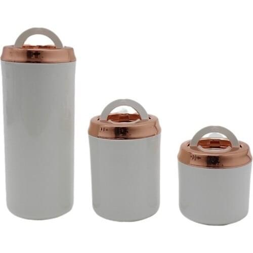 EWs Kitchenware 3 Pcs Lux Vacuum Food Storage Container