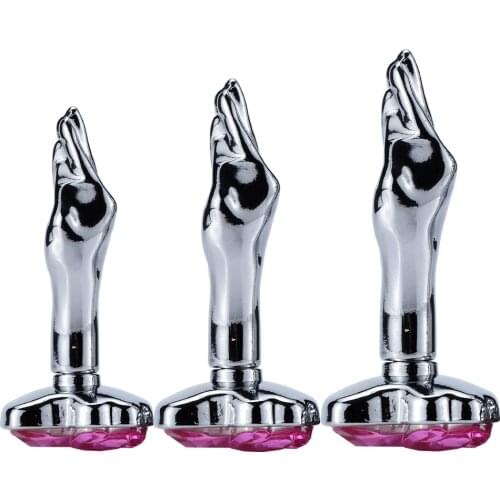 Fist Metal Butt Plug Wearable Anal Plug Sex Toy for Men Woman G Spot Adult Sex Toy Anal Toys Prostata Massage Dildo for Anal