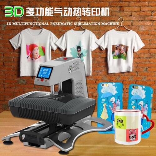 ST-420 3D Sublimation Heat Transfer Machine 3D Vacuum Heat Press Machine Sublimation Printer for Cases Mugs T shirts Plates