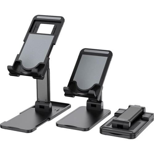 Desktop universal aluminum support smartphones tablets adjustable angles phone holder stand