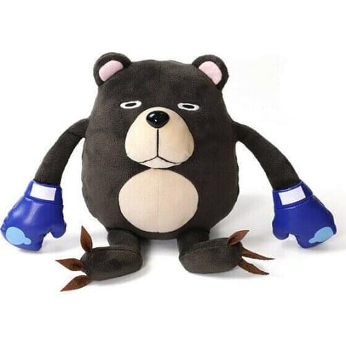 New Anime Jujutsu Kaisen Plushie Tsukamoto Jugai Gojo Satoru Boxing Bear Plush Doll Stuffed Toys Pillow Puppet Xmas Gift 25CM