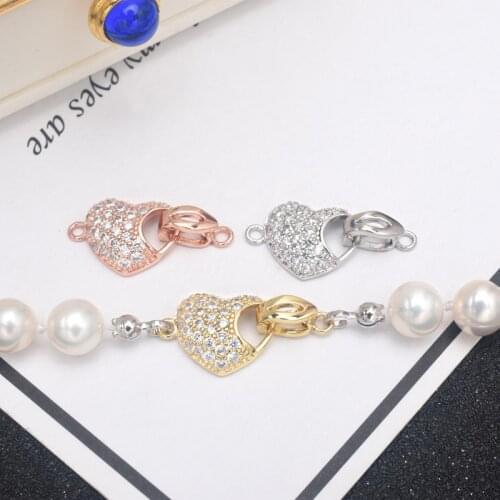 Wholesale DIY Natural Stones Beads Jewelry Making Accessories Silver/Gold/Rose Gold Metal Connector Clasps Findings