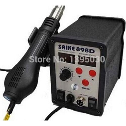 SAIKE 898D 2 in 1 Soldering Station Hot Air Gun+welding Iron