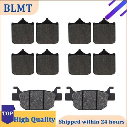 Motorcycle front and rear brake pads for Benelli TRK502 TRK502X TRK 502 Leoncino 500 BJ500 BJ500GS-A BJ 500 FA322 & FA415