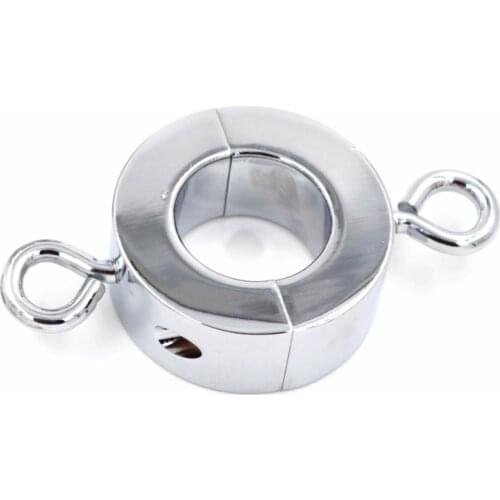 Metal Ball Stretchers Scrotum Pendant Testis Weight Restraint Lock Ring 3 Sizes Drop shipping