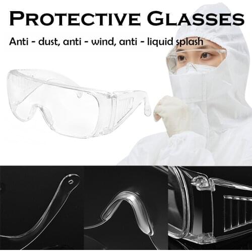 Hot Safety Goggle Anti-splash Glasses WInd-Proof Dust-ProofWork Lab Eyewear Eye Protection Factory Research Safety Glasses