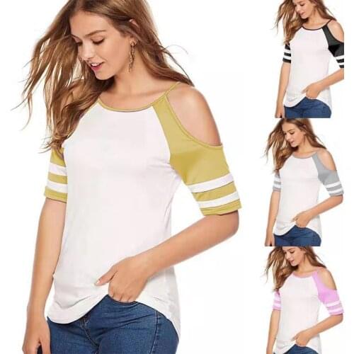 QueXiangPing Short Sleeve Women's T-Shirts