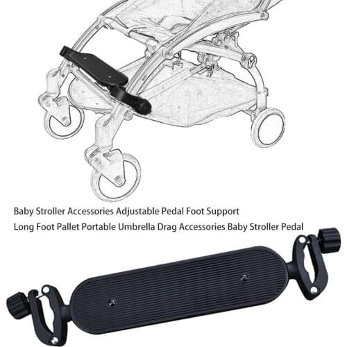 Adjustable Stroller Footboard Pedal Foot Rest Baby Footrest Stroller Accessories Infant Carriages Feet Adjustable Pram Footboard