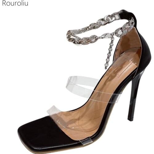 Женская обувь на высоком каблуке Rouroliu China At AliExpress