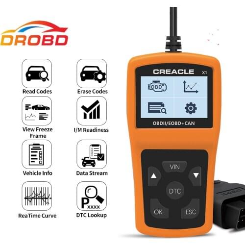 X1 Read/Clear Fault Code Reader Scan Tool OBDII/OBD Read DTC OBD2 Car Diagnostic Auto Tool Diagnostic scanner for car