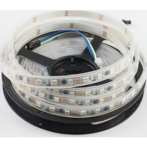DC5V WS2811 led strip 5m 30/60 leds/m,IP30/67,10/20 pcs ws2811 ic/meter, Black PCB, 2811 led strip Addressable Digital