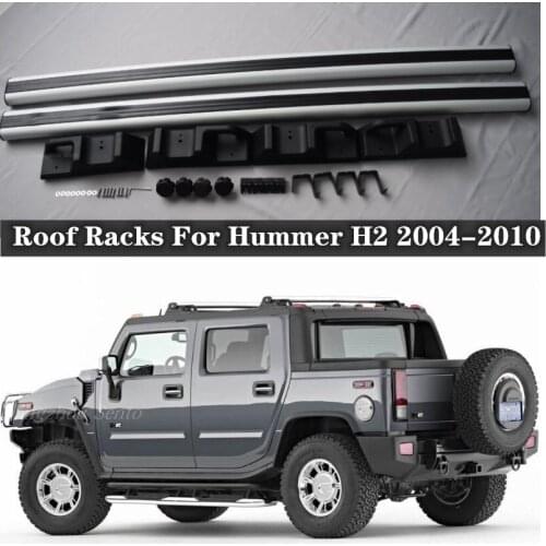 High Quality Aluminum Alloy Car Roof Racks Luggage Rack Crossbar For Hummer H2 2004 2005 2006 2007 2008 2009 2010
