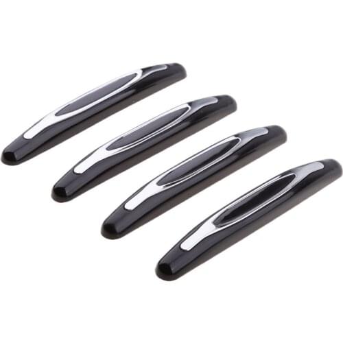 4pcs Car Door Bumper Scratch Crash Protector Exterior Ornament