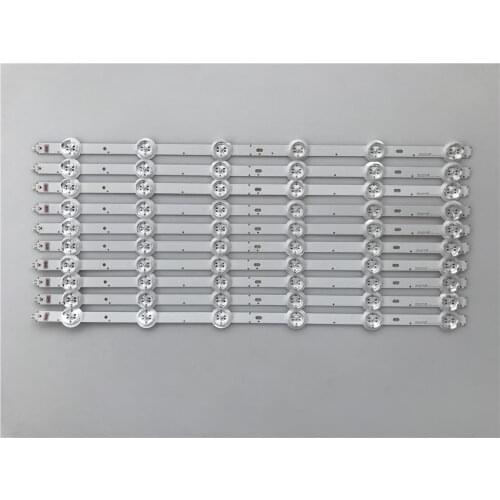 10pcs/kit LED backlight strip for LTA400HF34 L40PFK6300 LJ07-01199B SVS400A89_REV10_5LED_140124 5 LEDs 410mm